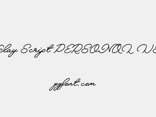 Melay Script PERSONAL USE