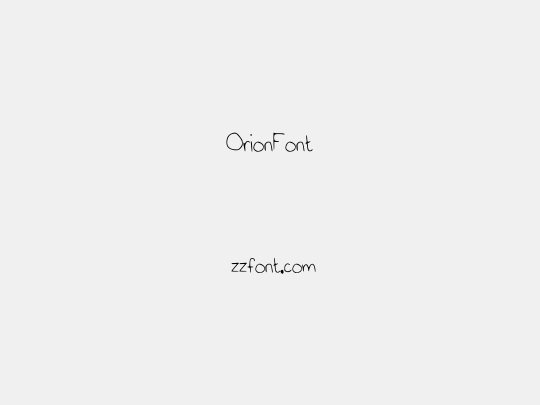 OrionFont