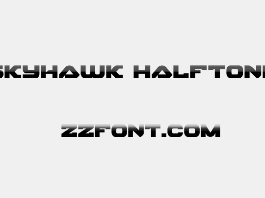 Skyhawk Halftone