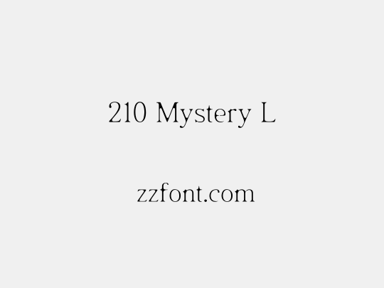 210 Mystery L