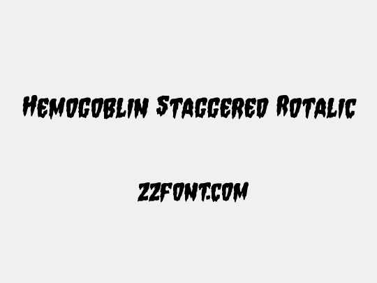 Hemogoblin Staggered Rotalic