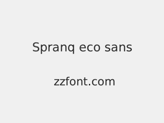 Spranq eco sans
