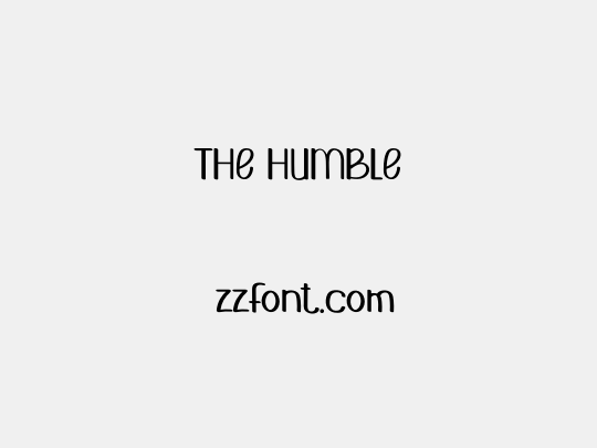 THE HUMBLE