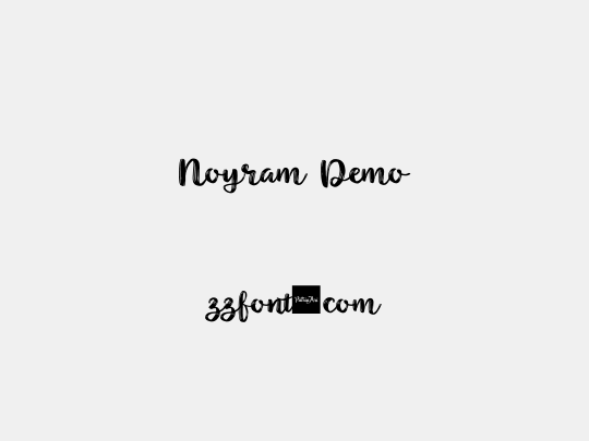Noyram Demo