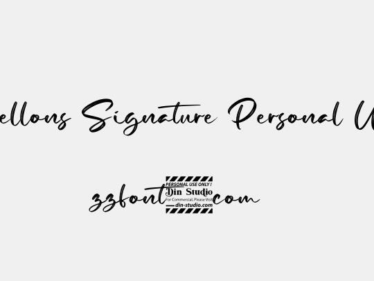 Dellons Signature Personal Use