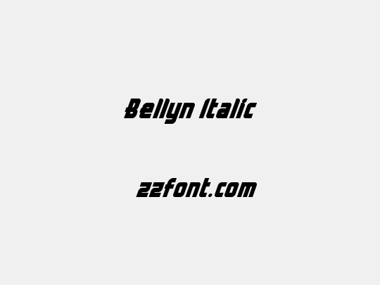 Bellyn Italic
