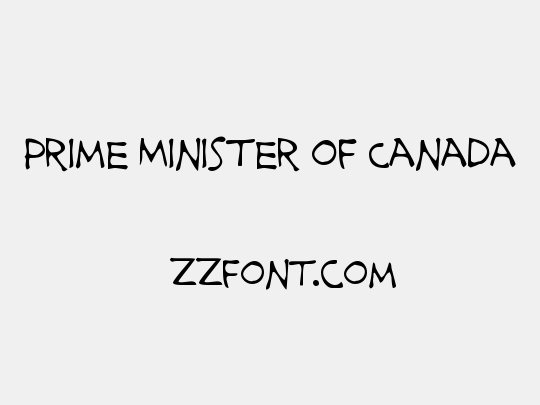 Prime Minister of Canada