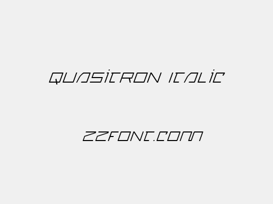 Quasitron Italic