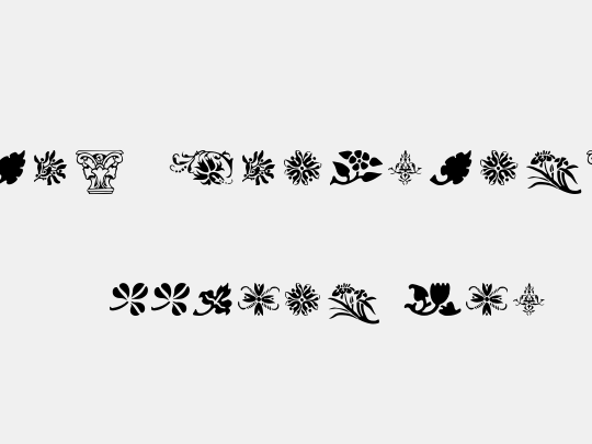 Printers Ornaments One