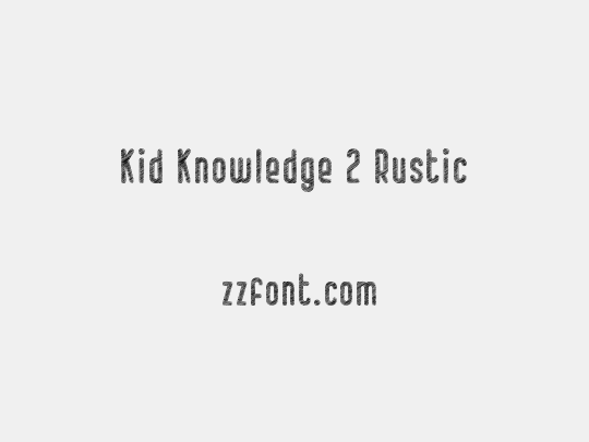Kid Knowledge 2 Rustic