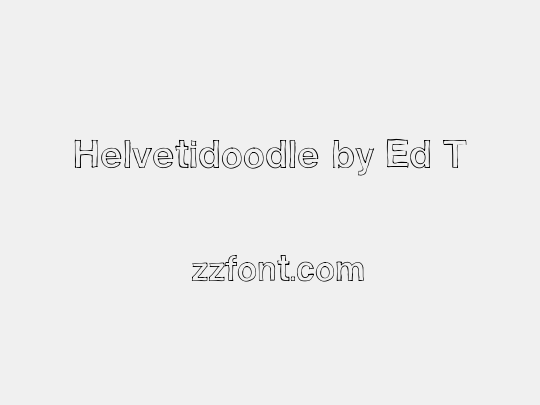Helvetidoodle by Ed T
