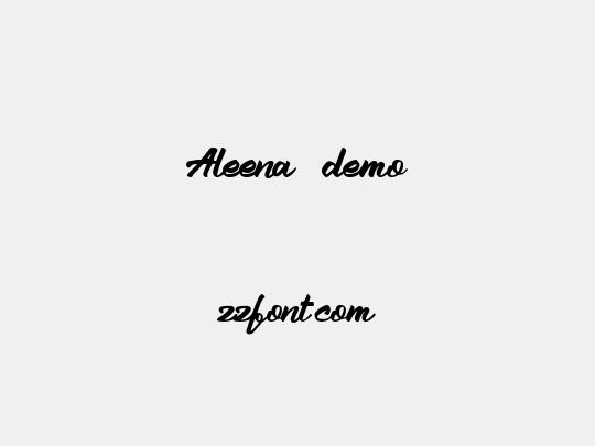 Aleena (demo)