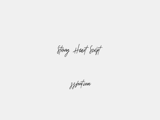 Strong Heart Script
