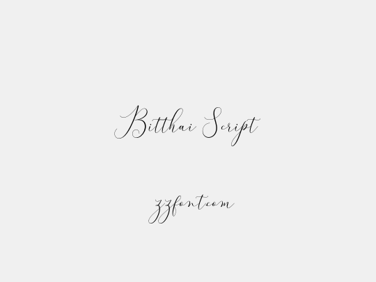 Bitthai Script
