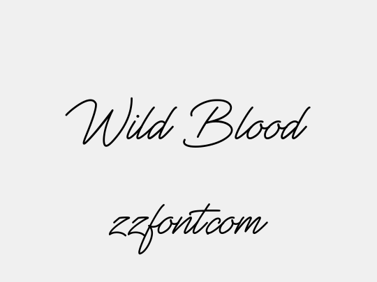 Wild Blood