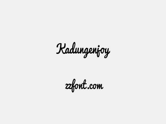 Kadungenjoy
