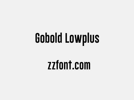 Gobold Lowplus