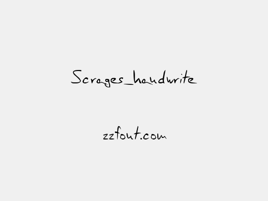 Scrages_handwrite
