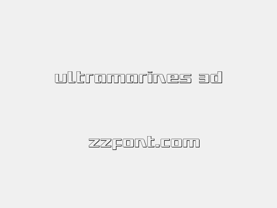 Ultramarines 3D