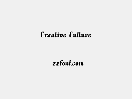 Creative Culture