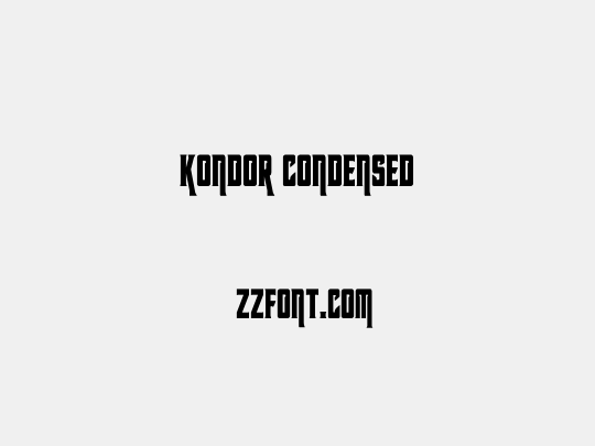 Kondor Condensed