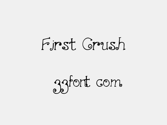 First Crush