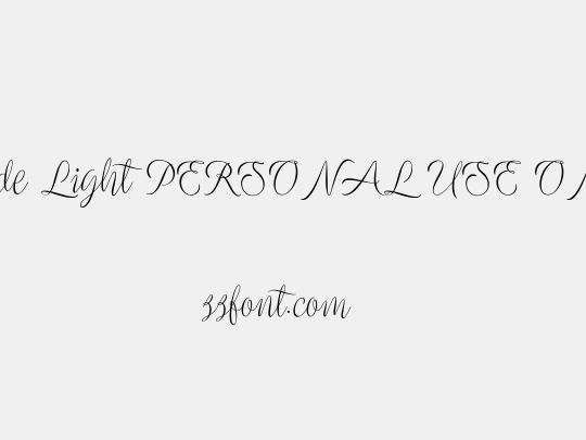 Preside Light PERSONAL USE ONLY