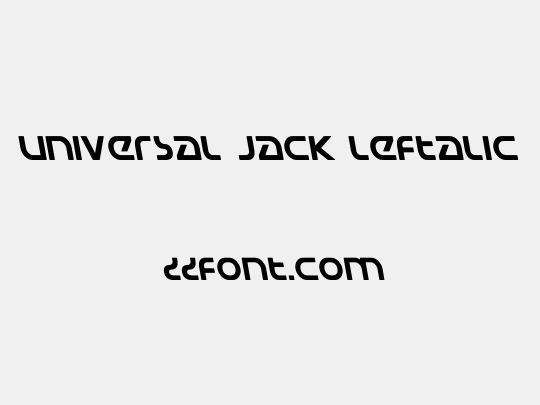 Universal Jack Leftalic