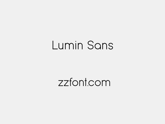 Lumin Sans