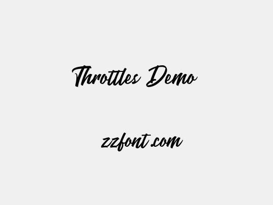 Throttles Demo