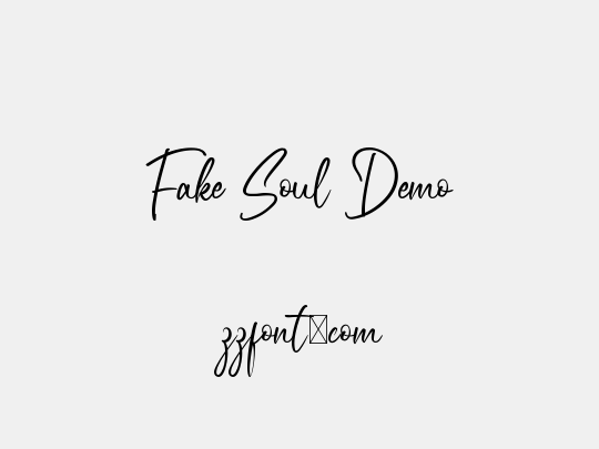 Fake Soul Demo