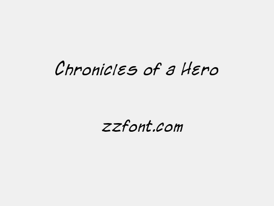 Chronicles of a Hero