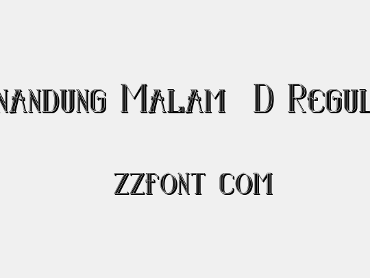 Senandung Malam 3D Regular