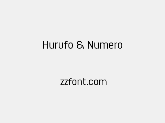 Hurufo & Numero