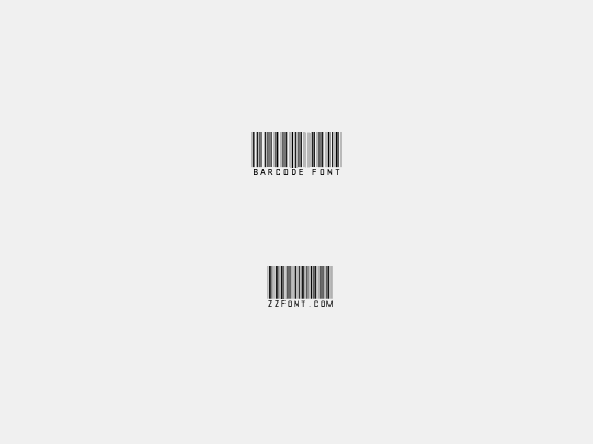 barcode font