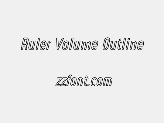 Ruler Volume Outline