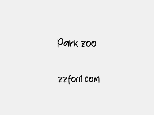 Park zoo