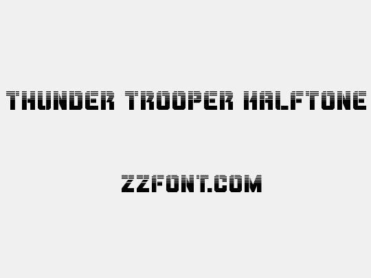 Thunder Trooper Halftone