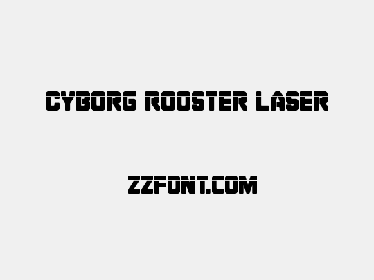 Cyborg Rooster Laser