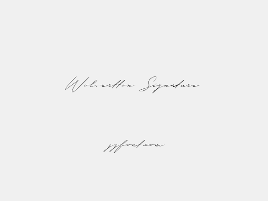 Wolvertton Signature