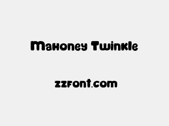 Mahoney Twinkle