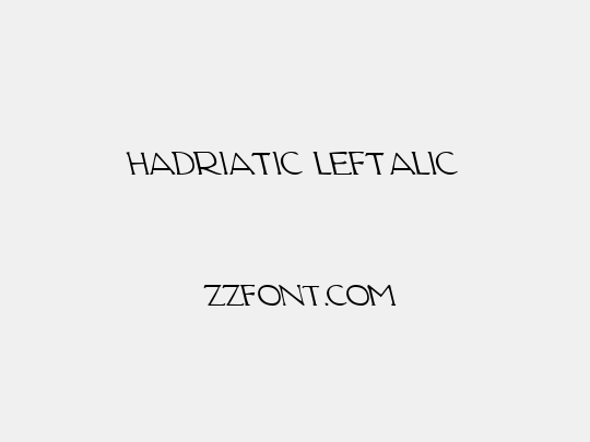 Hadriatic Leftalic