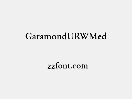 GaramondURWMed