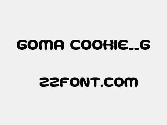 Goma Cookie__G