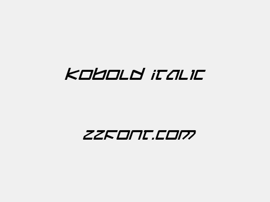 Kobold Italic