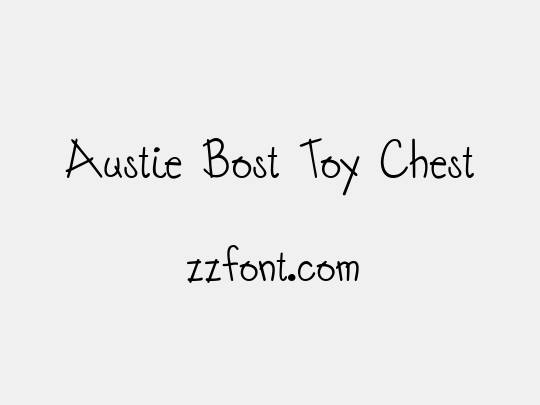 Austie Bost Toy Chest
