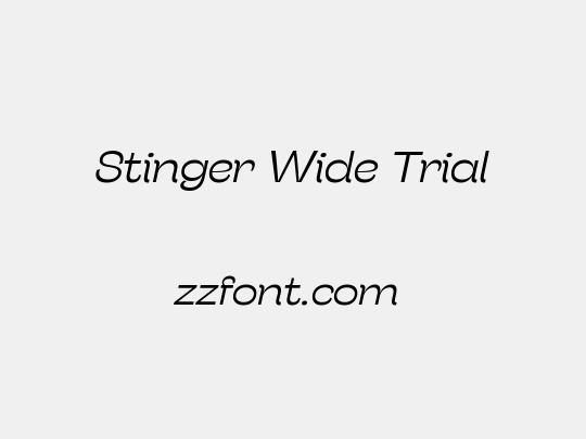 Stinger Wide Trial