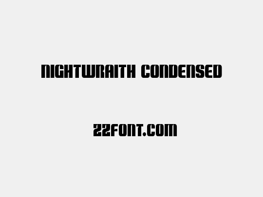 Nightwraith Condensed