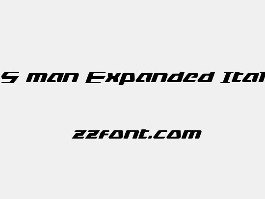 DS man Expanded Italic