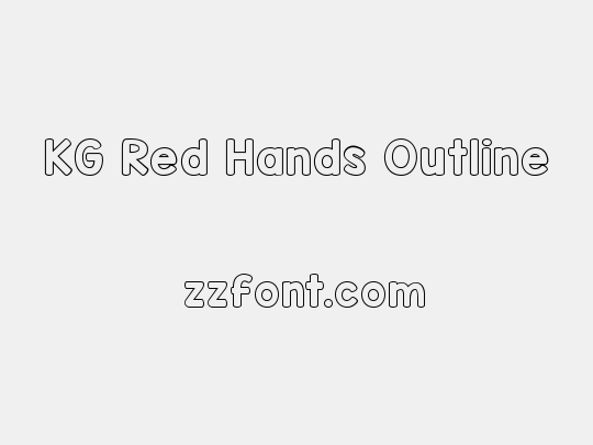 KG Red Hands Outline